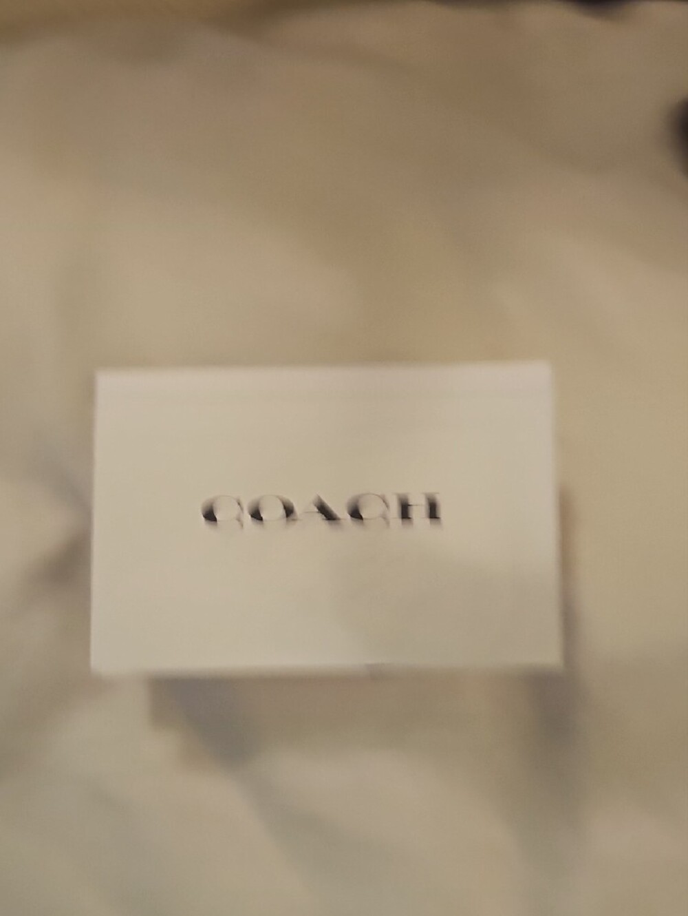 Coach Beige Signature Tote with Pink Stripe and Cream Trim - Picture 10 of 13